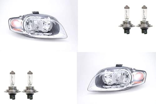 Johns, passend für Audi A4 Scheinwerfer (8E) 11/04-06/08 mit H7/H7 Set links & rechts
