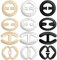 Ensemble de 12 pinces pour soutien-gorge, antidérapant, jersey plastique, accessoire de soutien-gorge, utilisé pour attacher la bretelle du soutien-gorge