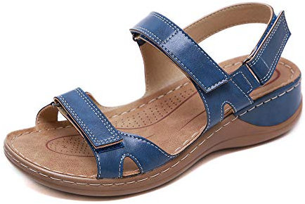 ENEN Sandalias de Mujer Verano 2022 Sandalias Cuña Planas Zapato Plataforma Punta Abierta Comodas Casual Playa Piscina Deportivas Zapatos de Mujers