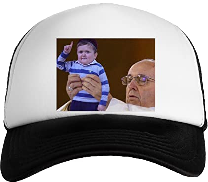 Luxogo Papst hält Hasbulla Jungen Mädchen Kappe Baseball Snapback Boys Girls Cap