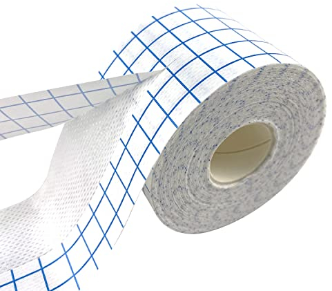 Ruban adhésif non tissé - 5 cm x 10 m - Ruban de premiers secours pour la rétention de pansement - Film cohésif respirant (1 rouleau de 5 cm)