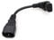 ZBLZGP IEC 320 C14 Male Plug to C13 Female Extension Power Cable, C14 to C13 UPS/PDU Y Type Splitter Power Cord, 250V/10A (Right angle C13 to C14)
