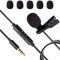 findTop Upgraded Version Lavalier Microphone, Mini Microphone and 6 Microphone Windshields Compatible with iPhone, iPad, iPod Touch, Android Smartphone and DSLR Cameras and Desktop PC etc
