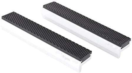 1Pair Magnetic Vise Jaws Universal Soft Vice Jaws Pads Covers Rubber Protector for Woodworking(100mm)