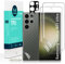 Ibywind Protector de pantalla para Samsung Galaxy S23 Ultra 5G(6.8),con 2 piezas de película de TPU flexible,1 pieza Protector Camara,1 pieza de película de fibra de carbono trasera