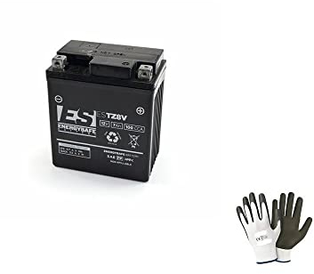 KOMPATIBEL MIT Honda NSS AD Forza ABS E5 125 dal 2021 al 2023 Batterie ESTZ8V ENERGYSAFE (YTZ8V) VERSIEGELT, AKTIVIERT FÜR DEN Gebrauch EINBAUBEREIT BATTERIEN FÜR Motorrad-Roller