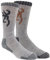 Browning Herren Buckmark, 2 Pairs Wool Blend Outdoor Boot with Arch Support Socken, Pappel (Castlerock/Schwarz), Large (2er Pack)