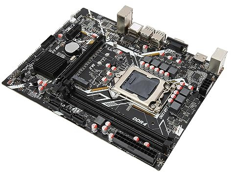 Carte Mère de Jeu, Carte Mère DDR4 H410 PCIE 16X Gen 3.0 pour Ordinateur