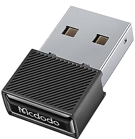 Mcdodo Bluetooth Adapter,USB Bluetooth Adapter für PC,Bluetooth Stick 5.1 für Windows 11/10/8/7/XP, USB Bluetooth Dongle für Desktop PC, Laptop, Maus, Tastatur, Kopfhörer, Controller