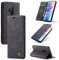FERLAN Wallet Serie Handyhülle für OnePlus 8 Pro Hülle,Leder Klappbar Flip Case Cover 360 Stoßfeste Case für OnePlus 8 Pro,Schwarzer