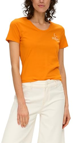 s.Oliver T-Shirt im Slim Fit mit Print-Detail