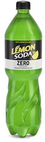Lemonsoda Zero | Bevanda Gassata al Limone Senza Zuccheri, 1 Bottiglia da 125 cl PET, L'originale Limonata Italiana con Succo di Limoni Siciliani, Senza Coloranti