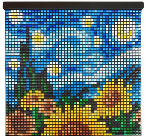AUAUY Bügelperlen Sonnenblume Set, Steckperlen mit Steckplatte, Bügelpapier, Pinzette, DIY Verzierungen, 3D Kinder Geschenk Bastelideen, Kreativer Bastelspaß für Groß und Klein