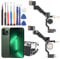 YWLRONG for iPhone 13 Pro Max Flash Light Flex Cable Replacement for iPhone 13 Pro Max A2641 A2643 A2644 A2645 A2484 Flashlight Flex Cable Module Connector Assembly Repair Parts