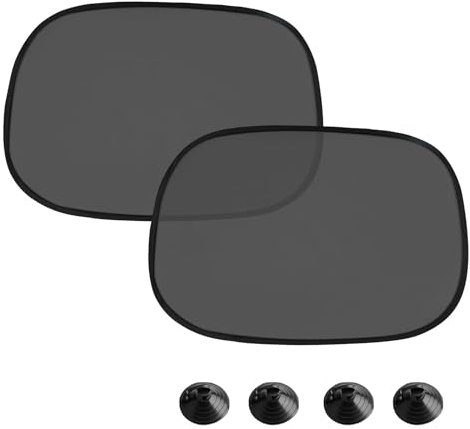 Aeipou 2 Pack Car Side Window Sunshades Car Sun Shade for Baby Sun Visor Universal Harmful UV Rays Sun Glare Heat Blocking with UV Protection for Kids Pets Children Adults with Suction Cup, 44cm*36cm