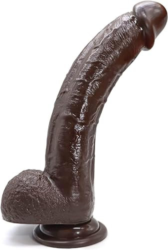 Consolador realista XXL de 9,25 pulgadas con ventosa fuerte, Ohi BoBi Sun Consolador gigante negro para mujeres y hombres, juguete sexual para su pene largo y grande, sexo extremo