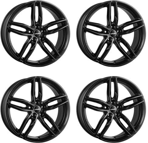 4x Carmani rims alloy rims 13 Twinmax 8,0x18 ET35 5x114,3 black compatible with Dacia Duster