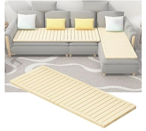 Tablero de cama plegable de madera maciza, soporte silencioso y transpirable para colchón en sofá, 80 x 110 cm