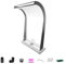 LONGRUNNEW Fontana curva per piscina a cascata in acrilico, con accessori, per laghetti, cascate a forma di S, per esterni, fontane per giardino, patio, piscina, decorazione, 51 cm di altezza