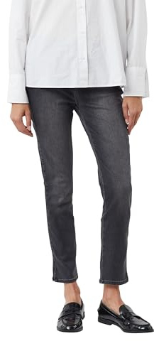Comma Crop-Jeans im Skinny Fit mit Waschung