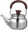 Alipis Tetera Silbante Inoxidable de 500 Ml Mango Ergonómico para y Bebidas Compatible Cocina de Inducción y Gas para Picnic y