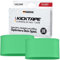 KICKTAPE® Super Slim Schienbeinschonerhalter - Reißfest aus schonendem Silikon für Schienbeinschoner Fußball Herren, Damen & Kinder, rutschfest & abwaschbar, Football, shin Guard Holder (Grün)