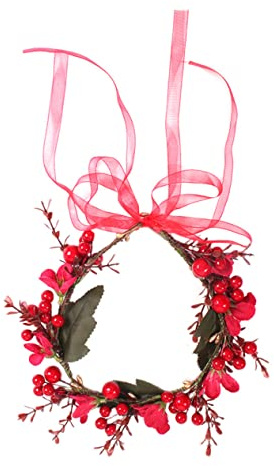 Braut Foto Kopfschmuck 1 Stück aus Gewebe Rot für Haare Weihnachten Event