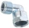 KICHOUSE Elbow Gas Stove Adapter Connector Female Thread Inlet for Gas Cooker Pipework Compatible with Various Gas Appliances Easy Installation Sturdy