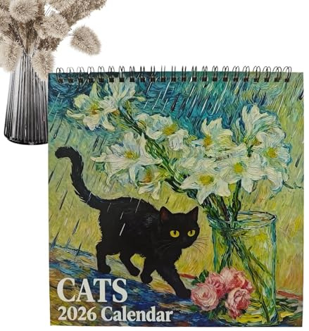 Katzen Kalender 2026 Januar-Dezember 2026 Planungshilfe