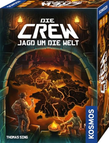 KOSMOS Die Crew - Jagd um die Welt | Kooperatives Kartenspiel, für 2 bis 5 Personen, Brettspiel ab 10 Jahre