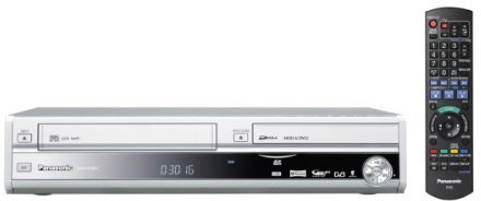 Panasonic DMREX98 Freeview+ 250 GB HDD VHS/DVD Recorder with SD Card Slot - Silver