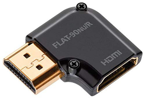 AudioQuest 69-055-01 HDMI Cable Adapter Black - Cable Adapter (HDMI, HDMI, Male Connector/Female Connector, Black)