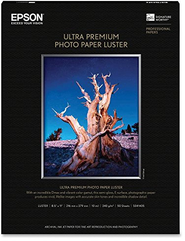 Epson Ultra Premium Photo Paper Luster - 8,5 x 11 - 50 Sheet