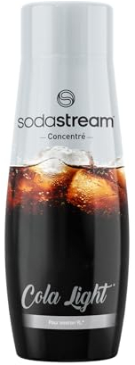 SodaStream - Concentrado de Refresco sabor Cola Zero, Sin Azúcar, Sin Calorías, Sin Aspartamo, Sin Saborizantes Artificiales, para Preparar hasta 9 Litros de Refresco