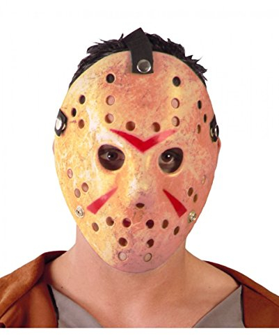 Verdreckte Jason Eishockey Horror Maske für Halloween & Horrorfilm Fans