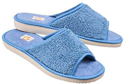 Bosaco Damen Hausschuhe (40, Bad Blau 1)
