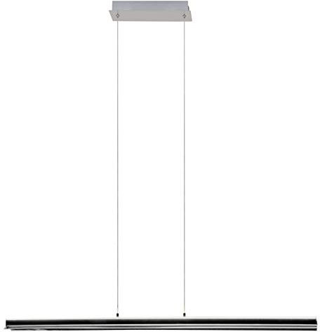 Brilliant Delta LED Pendelleuchte Balken 100cm Lichtauslass zweiseitig chrom 1938 Lumen, LED integriert