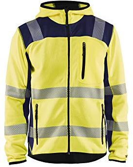 Blaklader 49232120 GESTRICKTE HOCHVISKOSE-JACKE, Gelb/Marine, grootte L
