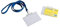 Porta badge in plastica rigida con laccio per carte di credito e tessera magnetica (50 pezzi)