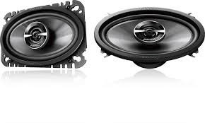 Pioneer TS-G460 G-Series Paire d'enceintes de voiture 2 voies avec cônes composite IMPP Gris foncé 10,2 x 15,2 cm