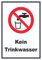 HB-Druck Kein Trinkwasser Schild Nicht Trinken A6 (105x148mm)
