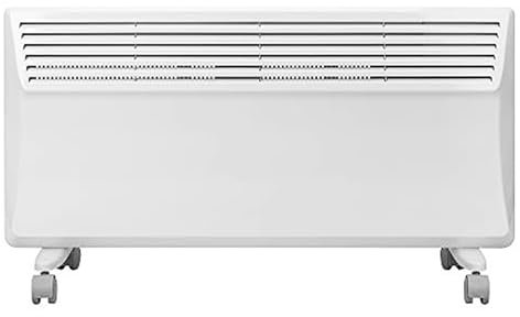 Devola Electric Panel Heater Low Energy Wall mounted Radiator 2000W, Eco Warm Energy Efficient Technology, Floor stand & wall mount, Adjustable Thermostat with Programmable Timer, Lot 20, DVS2000W