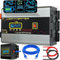 YQ Power Inverter 4000W Peak 2000W 24V/12V to 240V Truck Lorry Microwave Converter USB LCD Remote