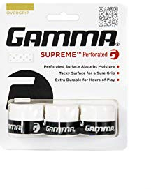 GAMMA Unisex-Erwachsene Supreme Griffband, perforiert, Weiß, Multi, 3-Pack