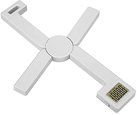 Báscula De Cocina Digital Básculas De Alimentos, Apagado Automático Precisa, Portátil, Plegable, Pantalla LED Digital, Báscula De Cocina Para Alimentos, Joyería blanco