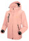 donhobo Damen Softshell Jacke Outdoor Funktionsjacke Freizeitjacke Leichte Wasserabweisend Winddichte Wandern Bergjacke Mantel mit Kapuze (Rosa, L)