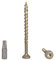 Lot de 60 vis à bois universelles en acier zingué jaune Tête Torx Tête fraisée Vis à panneaux d'aggloméré 6,0 x 80 mm