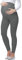 Be Mammy Lange Umstandsleggings aus Viskose Leggings Blickdicht Damen, Maternity Clothing, Ideal für die Schwangerschaft BE-02 (Mittel Melange, XL)