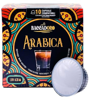 Café Torréfié au feu de bois de chêne - 60 Capsules compatibles avec Dolce Gusto® - Torréfié par des Artisans Italiens (100% Arabica)