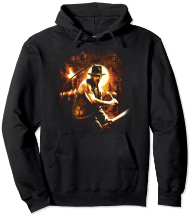 Lucasfilm Indiana Jones and the Temple of Doom with Whip Pullover Hoodie